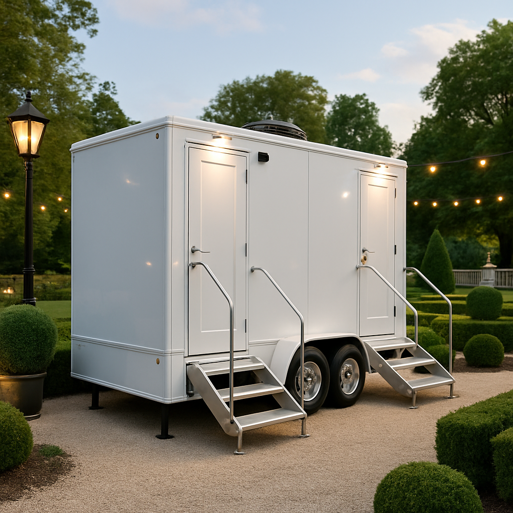 Standard portable toilet rentals staged for Kentucky construction sites and Louisville event setups
